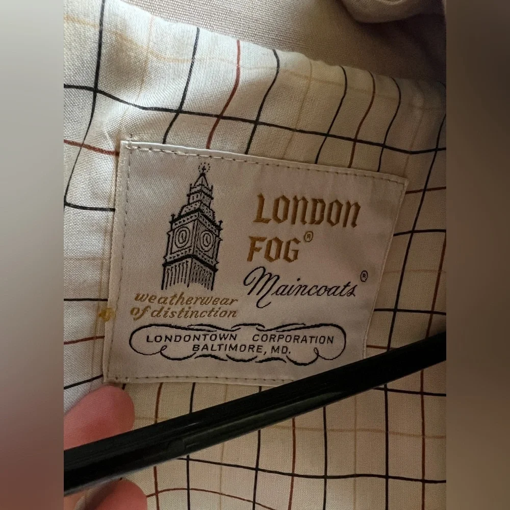 London Fog Trench Coat - Picture 3 of 13